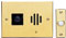 Elan DSC2000 Brass Door Station With Color Camera