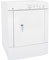 GE White Frontload Gas Dryer