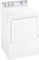 GE White Super Capacity Gas Dryer