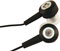Kicker In-Ear Black Headphones