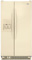 Whirlpool Bisque Side-By-Side Refrigerator