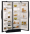 Whirlpool 25.4 Cubic Foot  Black Side By Side Refrigerator