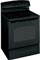 GE Eterna 30" Black Free-Standing Electric Range