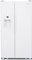 GE 22 Cu. Ft. White Side By Side Refrigerator