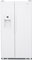 GE 25 Cu. Ft. White Side By Side Refrigerator