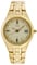 Citizen Eco-Drive WR100 Champagne Dial Gold Tone Womens Watch