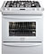 Frigidaire 30" Gallery Series White Slide-In Dual-Fuel Range