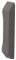 Gladiator Garageworks GearTrack End Cap -  Smoke Finish