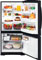 GE GBSC0HCXBB Black Bottom-Freezer Refrigerator