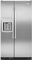 Whirlpool Gold Monochromatic Satina Side-By-Side Counter Depth Refrigerator
