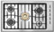 Fisher & Paykel 36" Gas Cooktop - Brushed Stainless Steel Finish