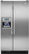 Whirlpool GD5DHAXVY Monochromatic Stainless Steel Side-By-Side Refrigerator