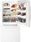 GE White Bottom-Freezer Refrigerator