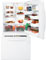 GE White Bottom-Freezer Refrigerator
