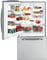 GE GDSL3KCYLLS Cleansteel Bottom-Freezer Refrigerator