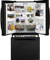 GE GFSF2HCYBB Black Bottom-Freezer Refrigerator