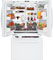 GE White French Door Bottom-Freezer Refrigerator