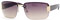 Gucci Unisex Brown Gray Gradient Lens Gold Sunglasses