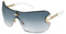 Gucci Womens Anchor Detail Blue Gradient Lens Sunglasses
