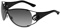 Gucci Womens Grey Graident Lens Shield Sunglasses