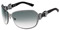 Gucci Womens Grey Gradient Lens Black Sunglasses