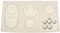 Whirlpool Gold 36" Bisque Electric Cooktop