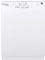 GE 24" GLD4408RWW White Tall Tub Built-In Dishwasher