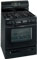 Frigidaire 30" Black Free Standing Gas Range