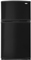Whirlpool Gold 19 Cubic Foot Black On Black Top Freezer Refrigerator
