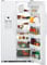 GE White 22 Cubic Foot Side-By-Side Refrigerator