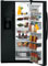 GE Side-By-Side Black Refrigerator
