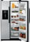 GE CleanSteel 22 Cubic Foot Side By Side Refrigerator