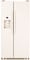 GE Bisque Side-By-Side Refrigerator