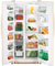 GE Bisque Side By Side Refrigerator