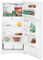 GE White Top-Freezer Refrigerator