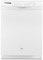 Whirlpool White Built-In Super Capacity Dishwasher