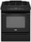 Whirlpool GW399LXU Black 30" Slide In Gas Range