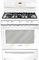 Bosch 30" Evolution 300 Series Freestanding White Gas Range