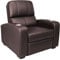 BellO Brown Leather Double Arm Reclining Chair