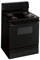 GE 30" Black Free-Standing Black Electric Range
