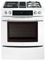 Jenn-Air 30" JDS9860BDW Slide-In Dual-Fuel White Downdraft Range