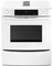 Jenn-Air 30" Frosted White Slide-In Electric Downdraft Range