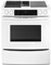 Jenn-Air 30" White Slide-In Electric Downdraft Range With Convection