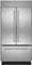Jenn-Air 42" Stainless Steel Euro-Style Built-In French Door Refrigerator