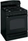 GE 30" Black Free-Standing Gas Range