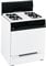 GE 30" JGBS04BPMWH White Free-Standing Gas Range