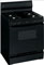 GE 30" Black Free-Standing Gas Range