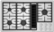 Jenn-Air 36" White Gas Downdraft Cooktop