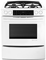 Jenn-Air 30" JGS8850CDW White Slide-In Convection Gas Range