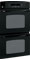 GE 27" Black Built-In Double Wall Oven